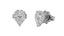 Orecchini goccia oro bianco e diamanti