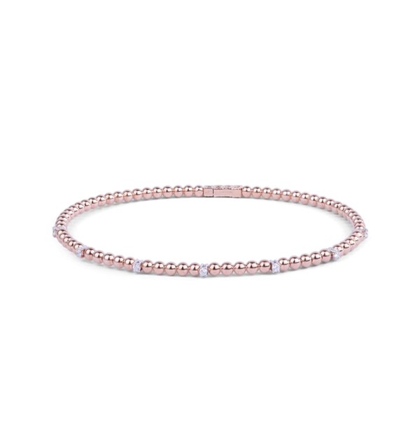 Bracciale Oro Rosa 18K e Diamanti - Namuri - Il nostro modo di dire amore