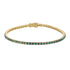 Bracciale Tennis Diva Donna Oro Giallo 18K e Smeraldi - Namuri - Il nostro modo di dire amore